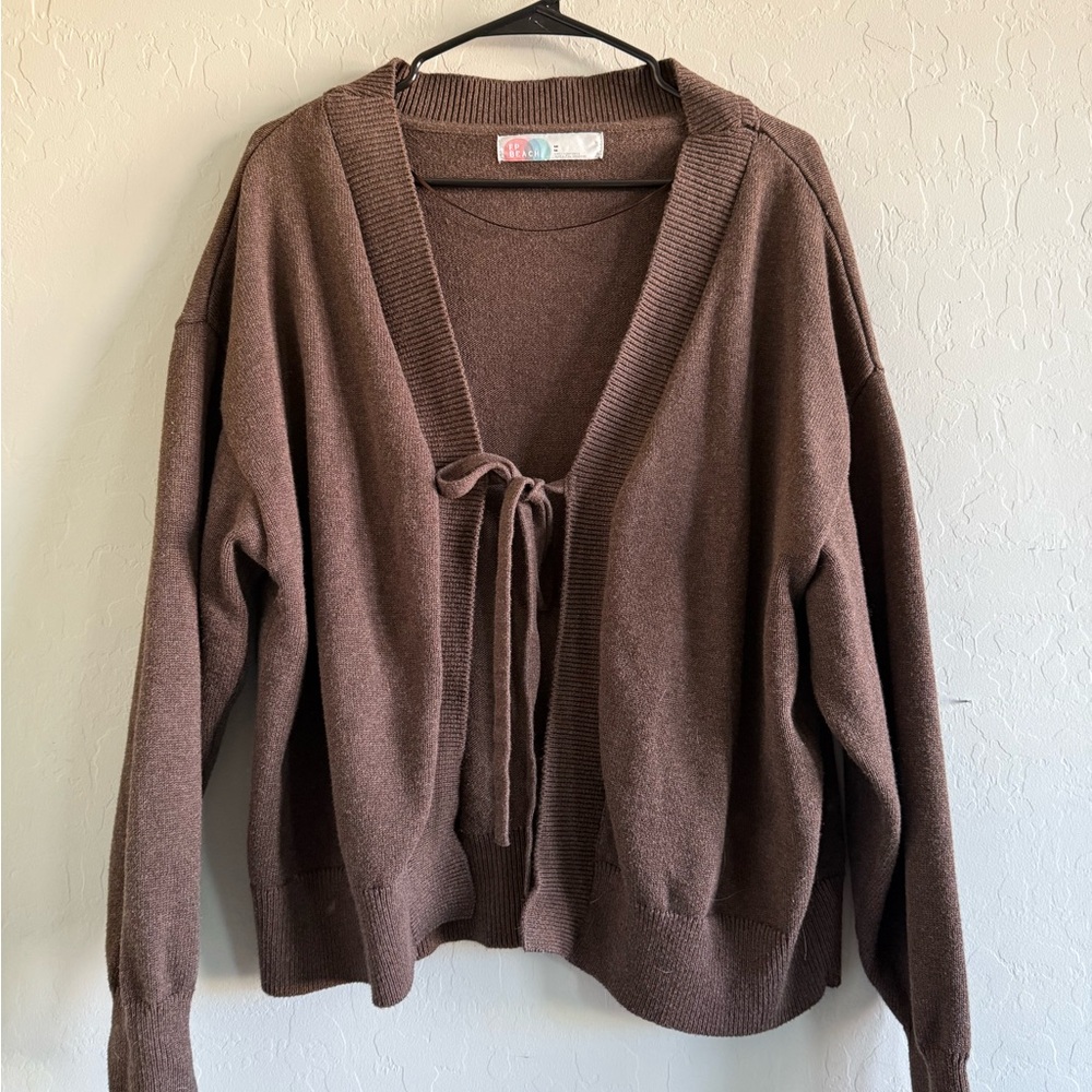 Free People Brown solar sweater set - Picture 3 of 6